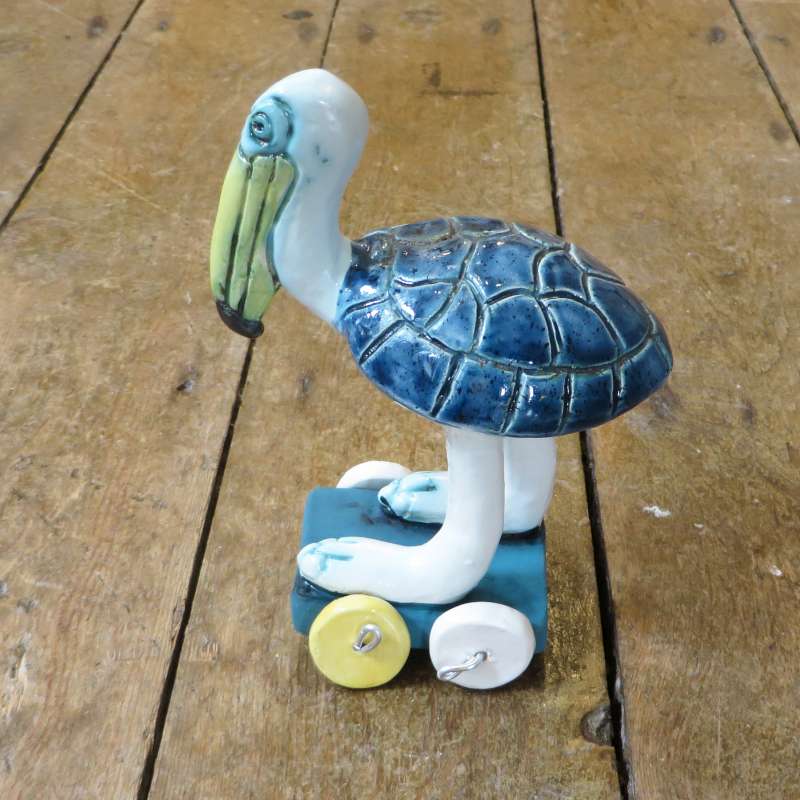Quople on Wheels- based on a quokka, pelican and turtle